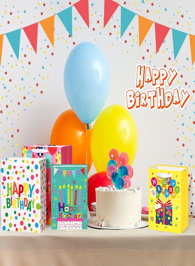 Gilprop 20pcs Birthday Gift Bag with Handle Gift Bags Assorted Sizes and Designs Large, Medium, Small Size for Kids, Boys, Girls, Women and Men' Birthdays Party - Image 5